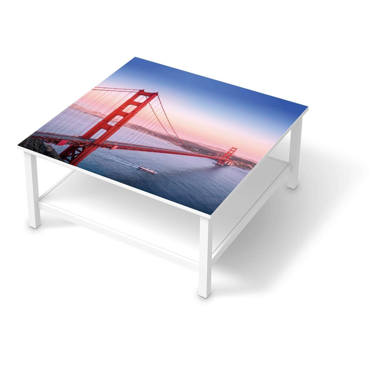 Klebefolie IKEA Hemnes Tisch 90x90cm - Golden Gate - CR109497