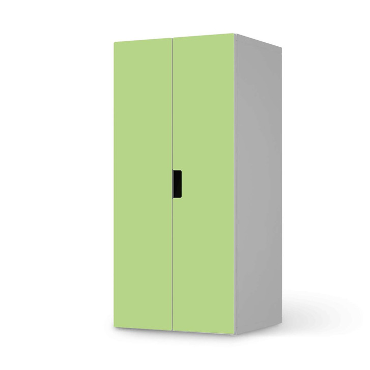 Möbelfolie IKEA Stuva / Malad Schrank - 2 grosse Türen - Hellgrün Light - CR117966