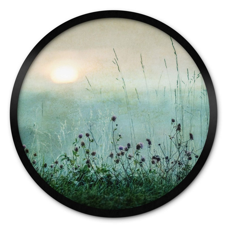 Poster Taubedeckter Sonnenaufgang Rund - Kværnstrøm - WA405983