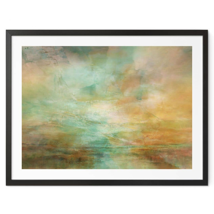Poster Türkisgoldenes Licht am Meer - Schmucker - WA509018