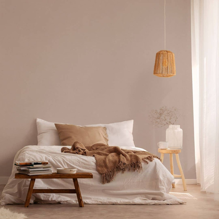 Tapete Stoffoptik Braun Nachhaltig - Vliestapete Uni von A.S. Création 386662 - WA395626