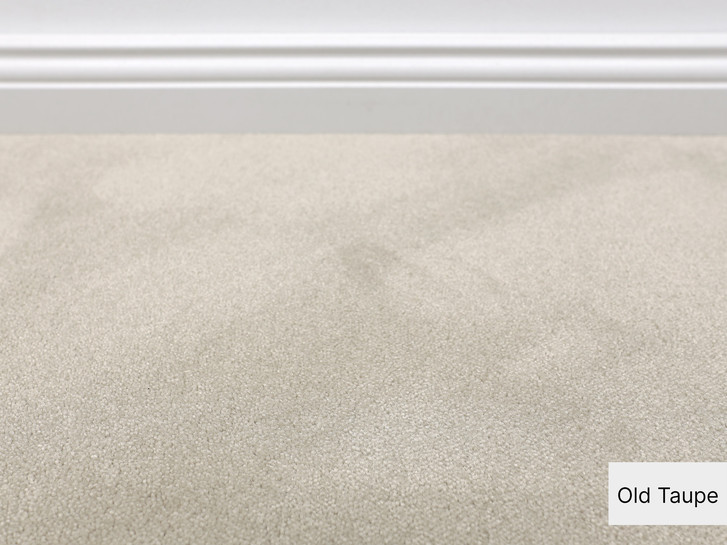 Chablis Hochflor Teppichboden Meterware in Old Taupe - TS503747