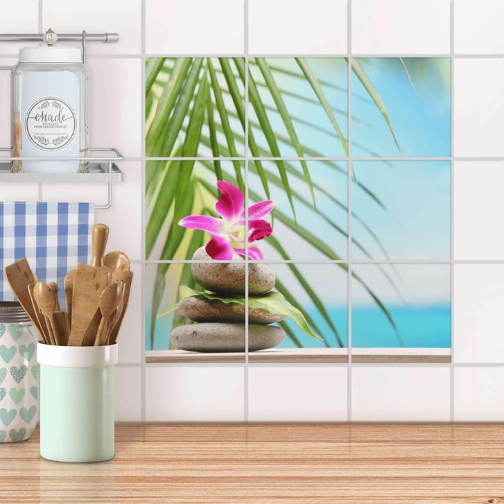 Klebefliesen - Lotus Flower - 9er Set - CR107970