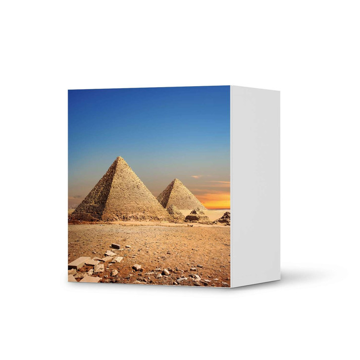 Klebefolie IKEA Besta Regal 1 Türe - Pyramids - CR109221