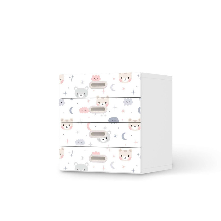 Klebefolie IKEA Stuva / Fritids Kommode - 4 Schubladen - Sweet Dreams - CR112055