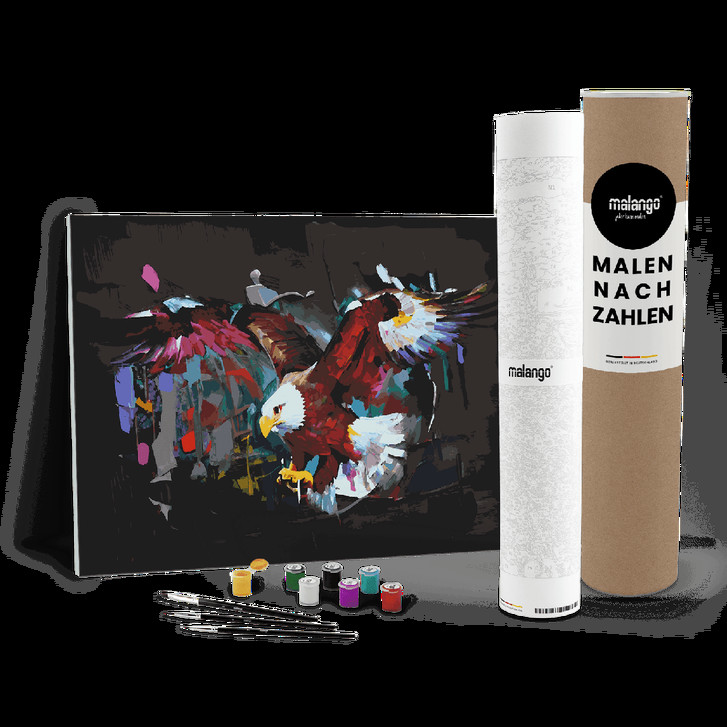 Malen nach Zahlen Leinwandbild - Adler Adriana - WA447776