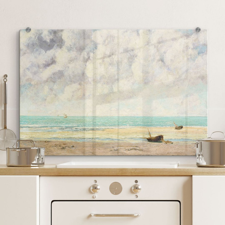 Spritzschutz Courbet - Die ruhige See - WA259738