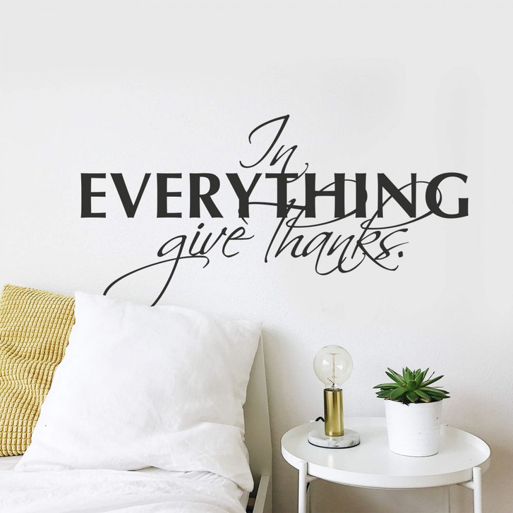 Wandtattoo In Everything Give Thanks - WA212552