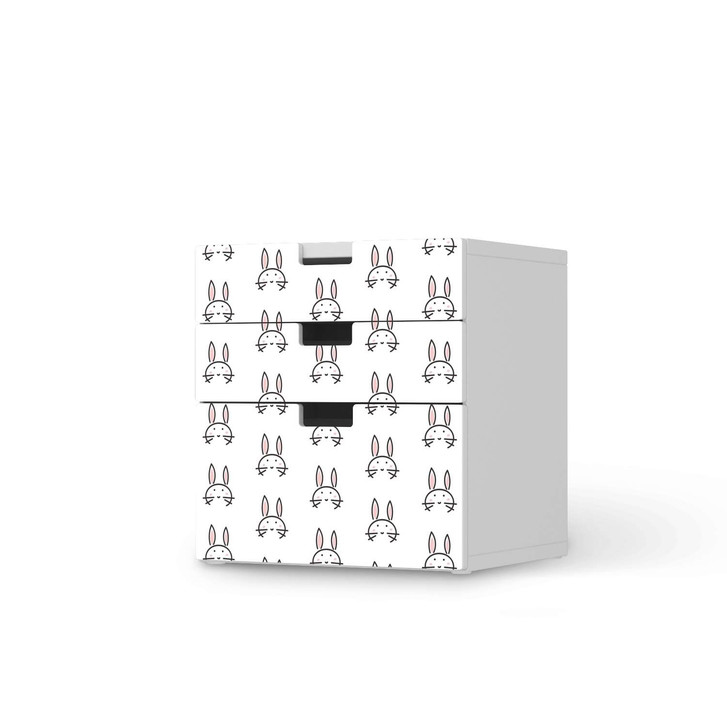 Folie IKEA Stuva / Malad Kommode - 3 Schubladen - Hoppel - CR106033