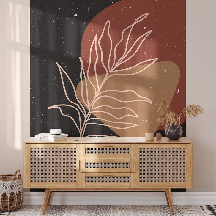 Fototapete NKTN - Blattkonturen - WA353557