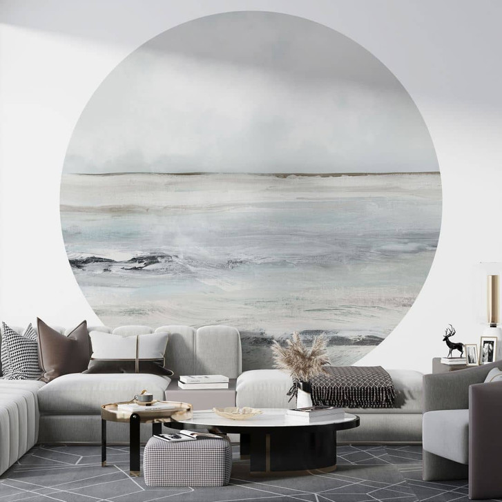 Fototapete Wellen am Sandy Bay - Hobday - Rund - Selbstklebend/Vlies - WA467470