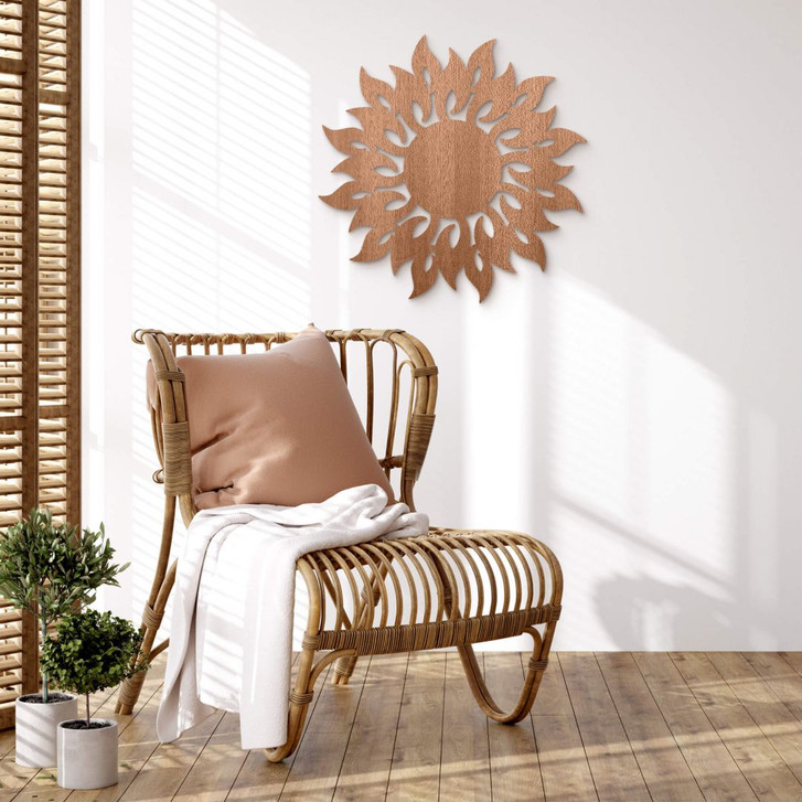 Holzdeko Mahagoni - Sonnenflammen - WA346538