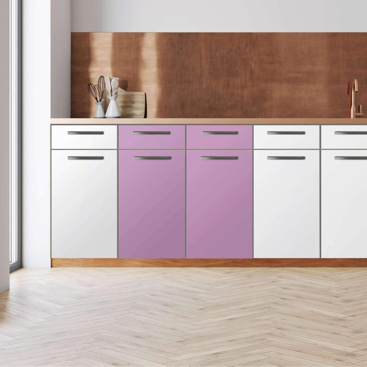 Küchenfolie - Unterschrank 80cm Breite - Flieder Light - CR112707