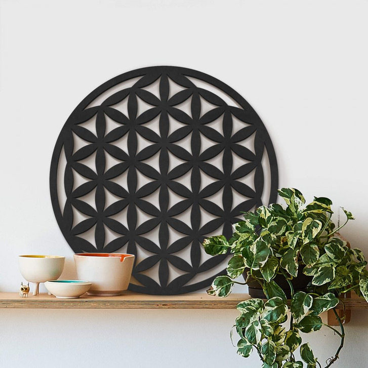 MDF - Holzdeko Geometrie Blume des Lebens - WA292241