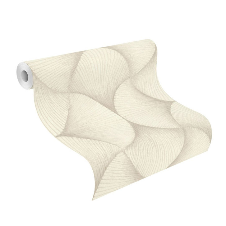 Metallictapete, Vliestapete Sky Lounge weiss 10.00 x 1.06 m - WA428761