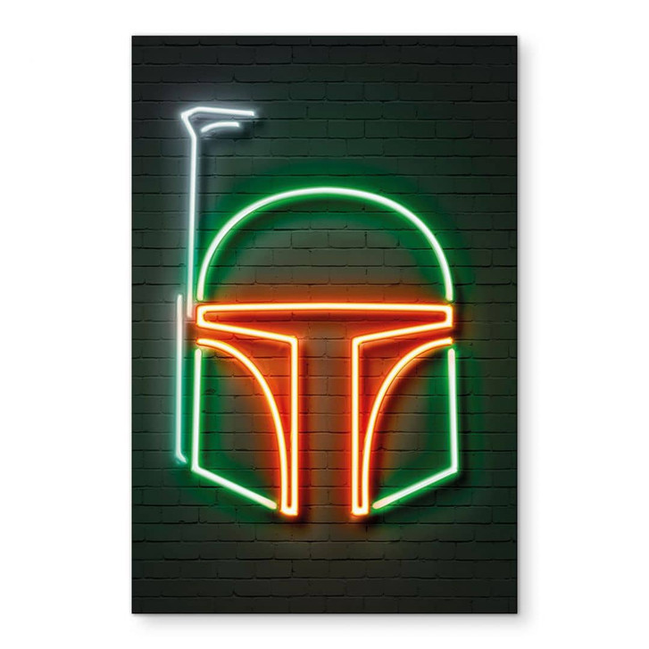 Wandbild Boba Fett - Mielu - Alu-Dibond - WA449491