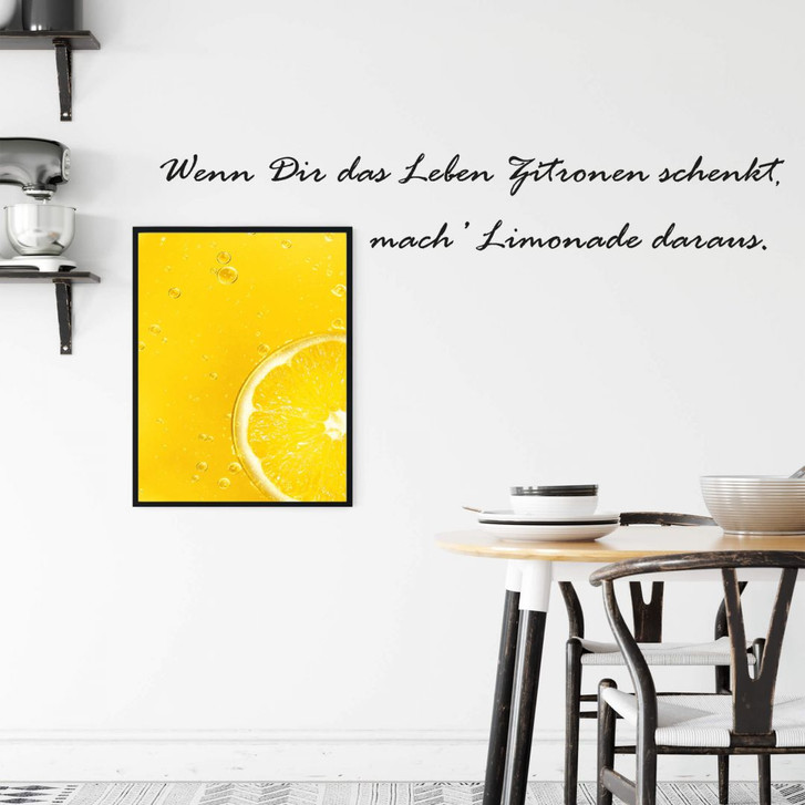 Wandtattoo Wenn dir das Leben... - WA221247