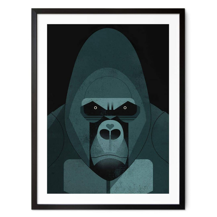 Kinder-Poster Gorilla - Braun - WA408030