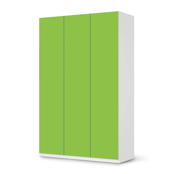 Möbelfolie IKEA Pax Schrank 236cm Höhe - 3 Türen - Hellgrün Dark - CR118600