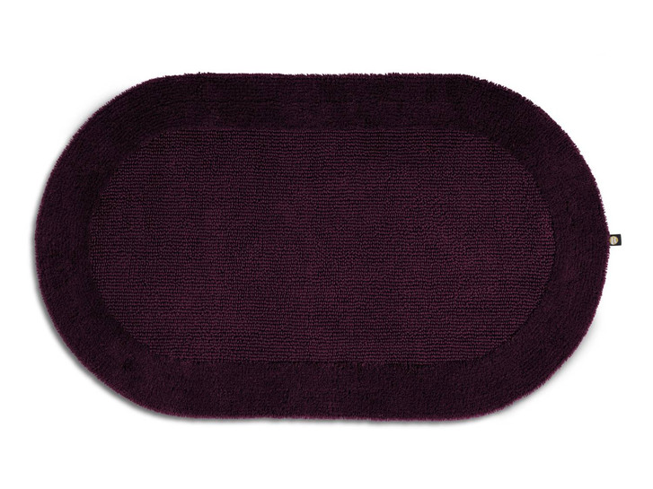 Exquisit Badteppich Oval Wunschmass in Berry 237 - TS423364