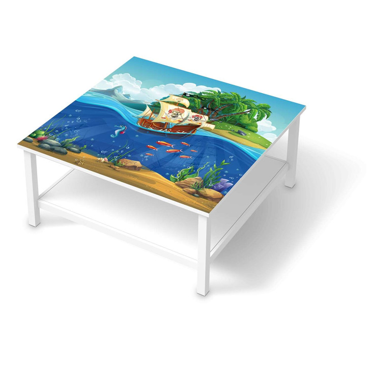 Klebefolie IKEA Hemnes Tisch 90x90cm - Pirates - CR109538