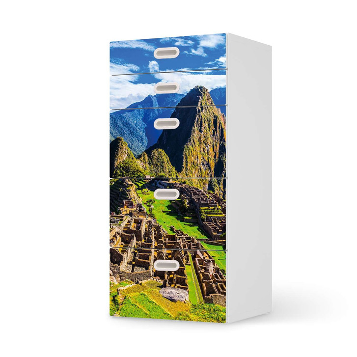 Möbel Klebefolie IKEA Stuva / Fritids Kommode - 5 Schubladen - Machu Picchu - CR113990