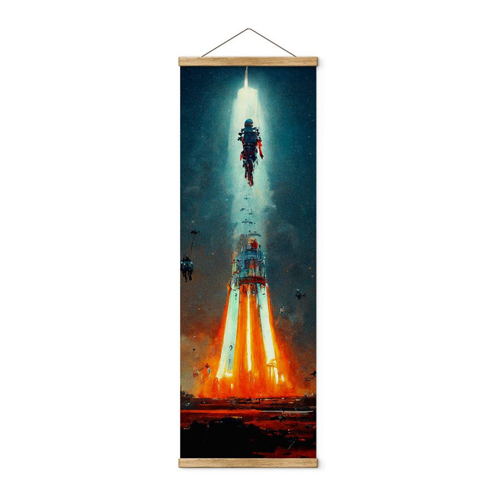 Stoffbild Heine - Ab ins All - Raketenstart - Astro Cruise - WA381555