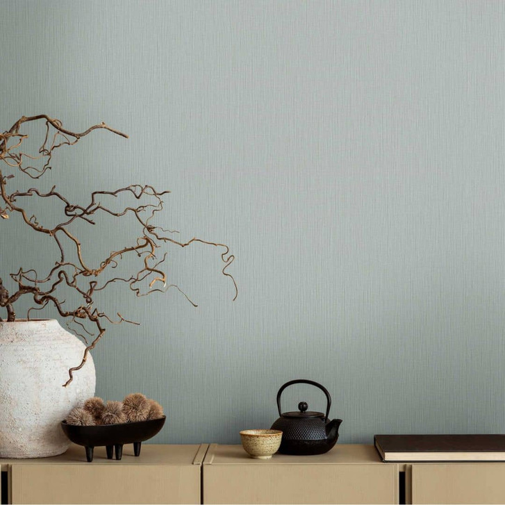 Unitapete Hellgrau - Vliestapete mit feiner Struktur für moderne Eleganz - WA465306