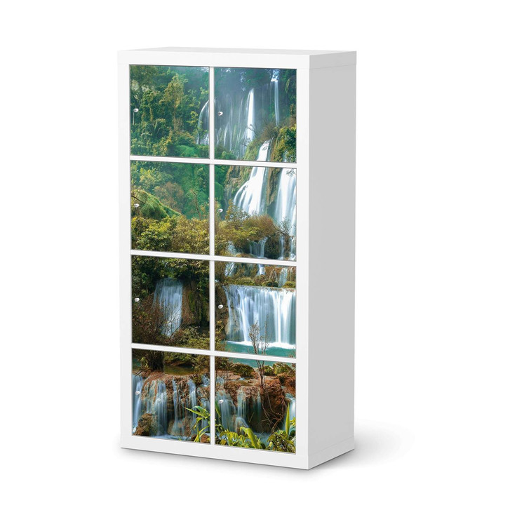 Folie IKEA Kallax Regal 8 Türen - Rainforest - CR105501