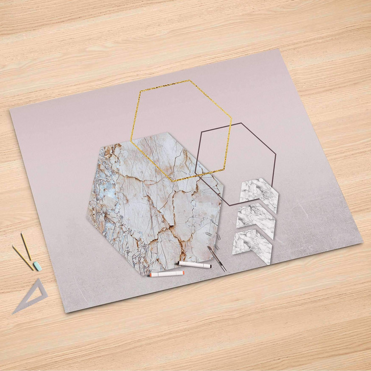 Folienbogen (150x100cm) - Hexagon - CR106630