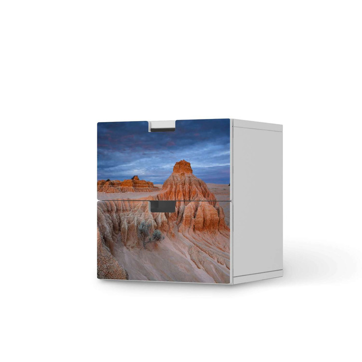 Klebefolie IKEA Stuva / Malad Kommode - 2 Schubladen - Outback Australia - CR110354