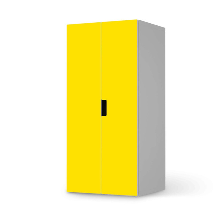 Möbelfolie IKEA Stuva / Malad Schrank - 2 grosse Türen - Gelb Dark - CR117955