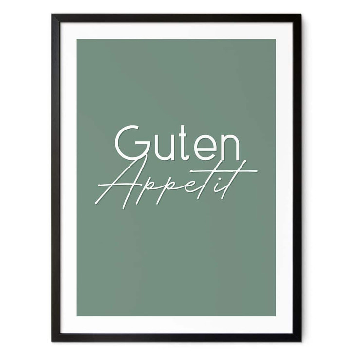 Poster für die Küche - Guten Appetit - WA427883