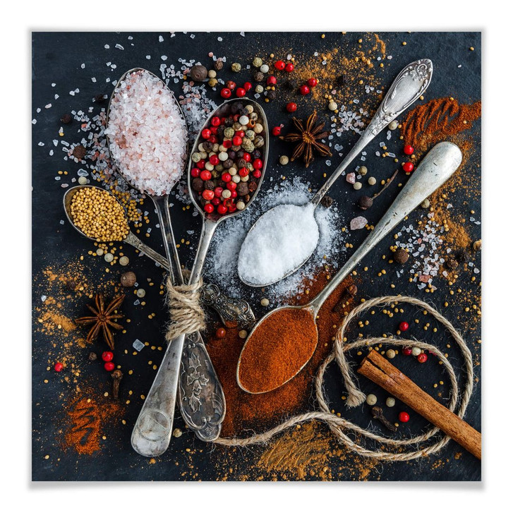 Poster Kräuter Ensemble - WA248016