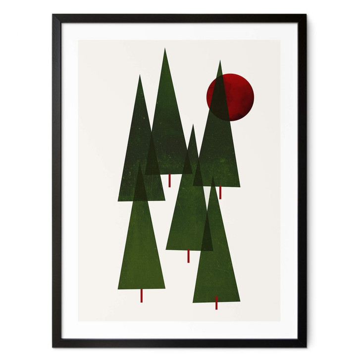 Poster Kubistika - Kleiner Tannenwald - WA349177