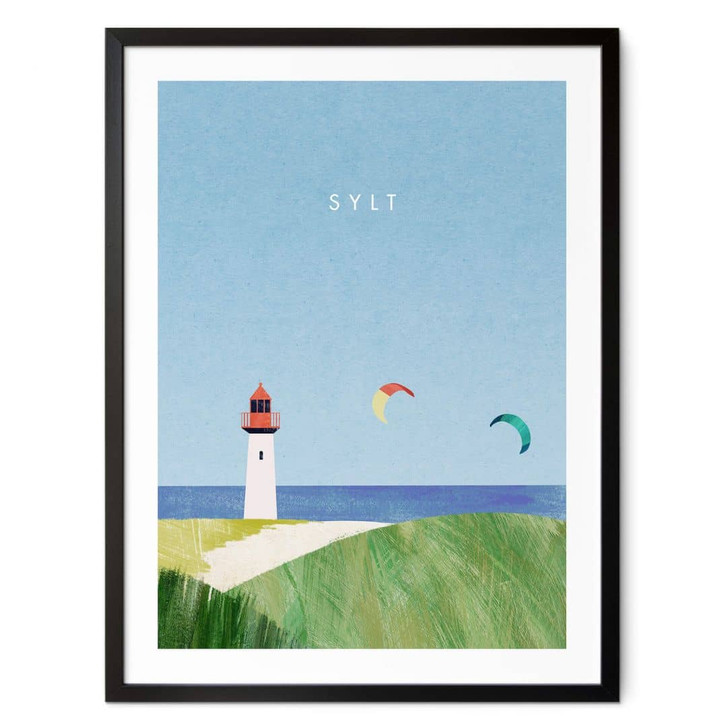 Poster Rivers - Sylt mit Leuchtturm - WA408326