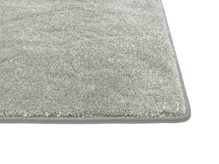 Valetta Hochflor Kettelteppich Wunschmass in Grün - TS495306