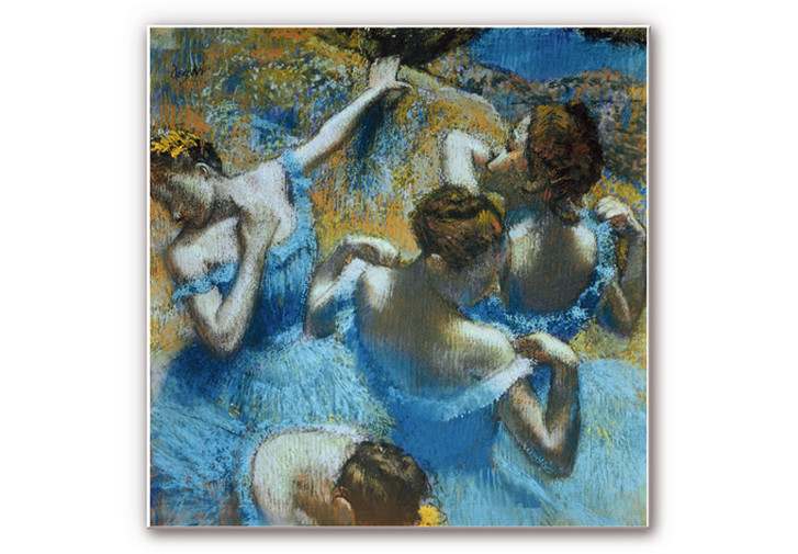 Wandbild Degas - Tänzerinnen in blauen Kostümen - WA192134