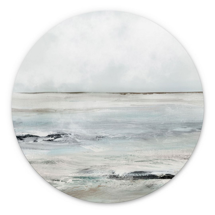 Wandbild Wellen am Sandy Bay - Hobday - Alu-Dibond - Rund - WA393754