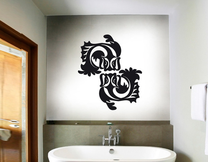Wandtattoo Jugendstil Fische - TD16392