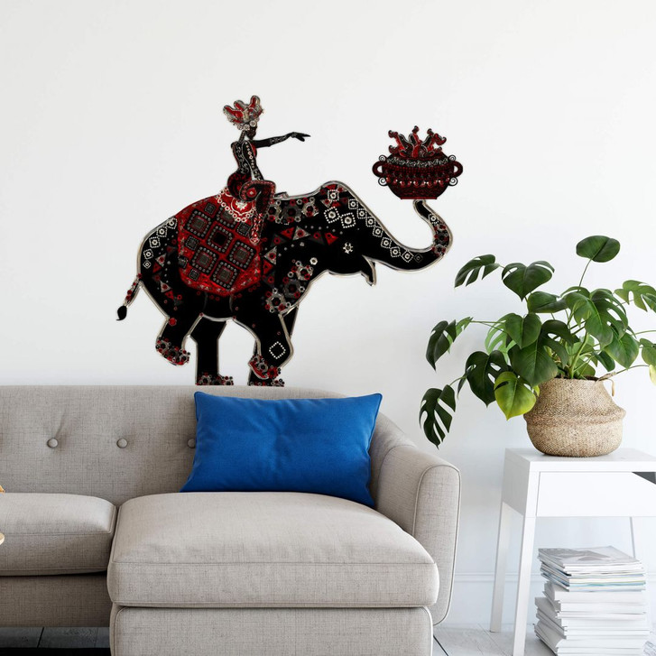 Wandtattoo Metallic Elephant Ride - WA215421