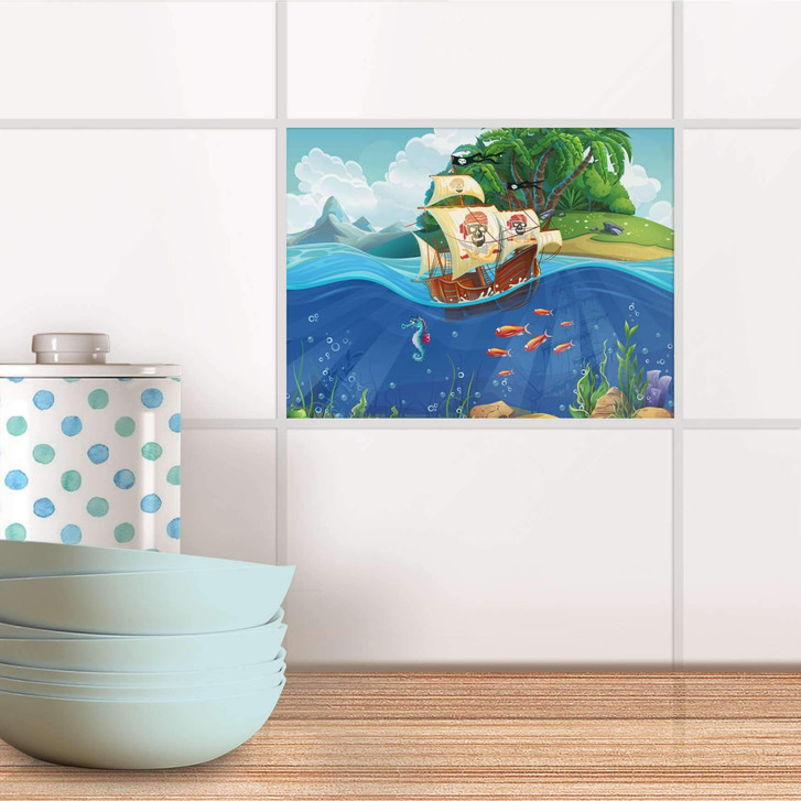 Fliesenfolie - Pirates - CR104184