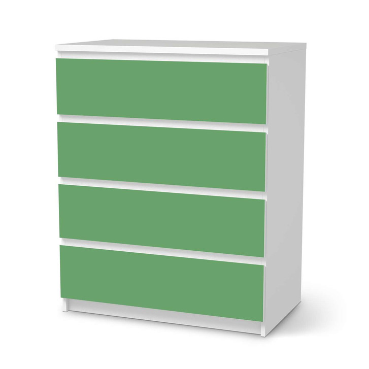 Folie IKEA Malm Kommode 4 Schubladen - Grün Light - CR105620
