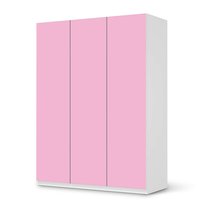 Folie IKEA Pax Schrank 201cm Höhe - 3 Türen - Pink Light - CR105797