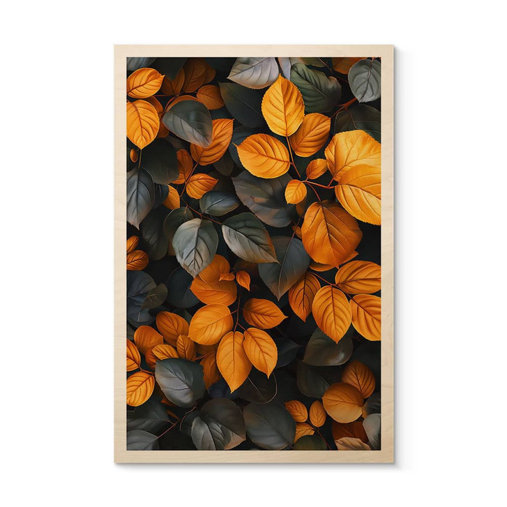 Holzbild Leuchtende Blätterpracht im Herbst - Jaszke - WA456167