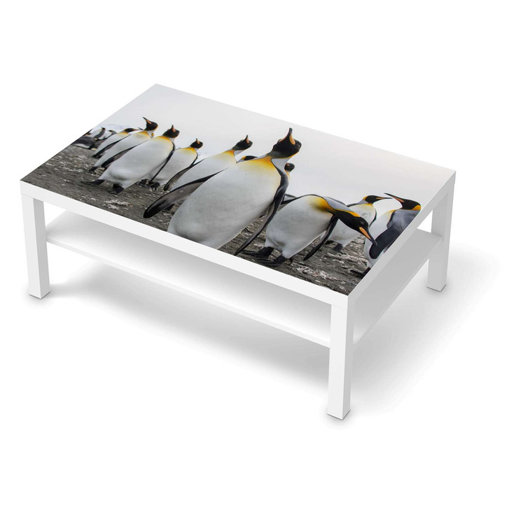 Klebefolie IKEA Lack Tisch 118x78cm - Penguin Family - CR111534