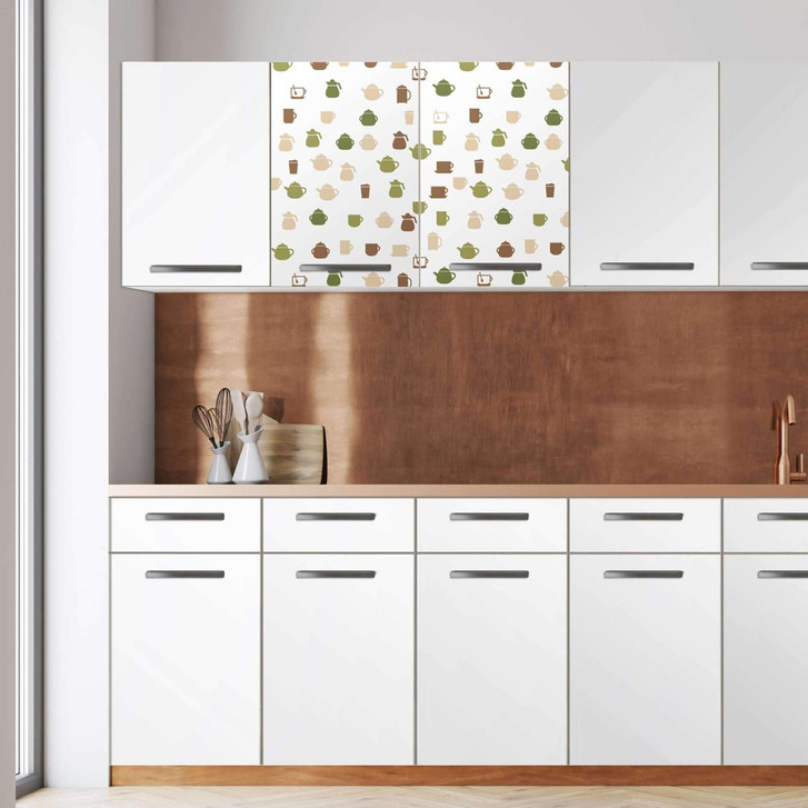 Klebefolie - Wandschrank 80cm Breite - Cans and Cups - CR108890