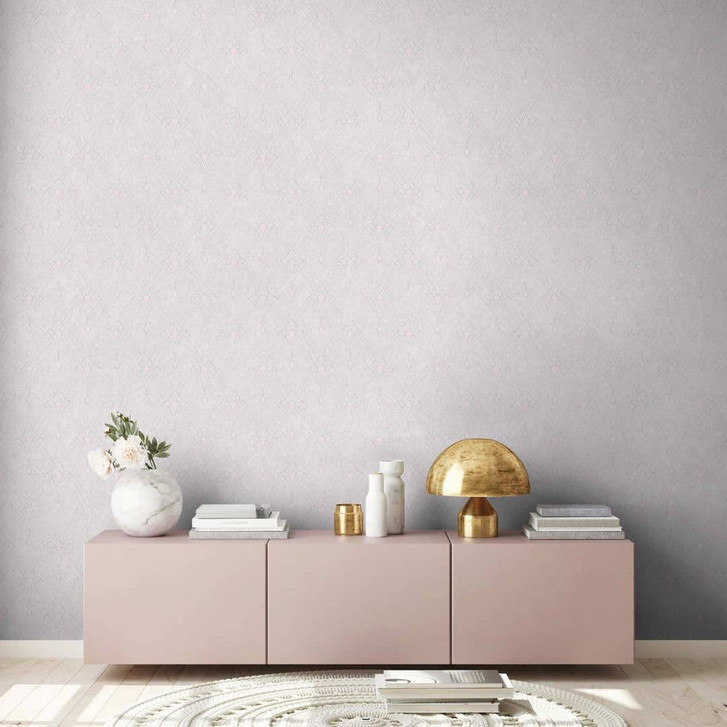 Livingwalls Art Déco Tapete Mata Hari Vliestapete creme, rosa, grau - WA327729