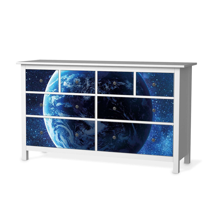 Möbelfolie IKEA Hemnes Kommode 8 Schubladen - Planet Blue - CR114881