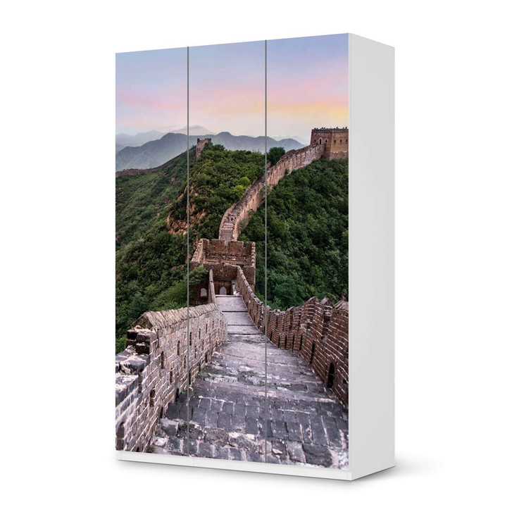 Möbelfolie IKEA Pax Schrank 236cm Höhe - 3 Türen - The Great Wall - CR118635